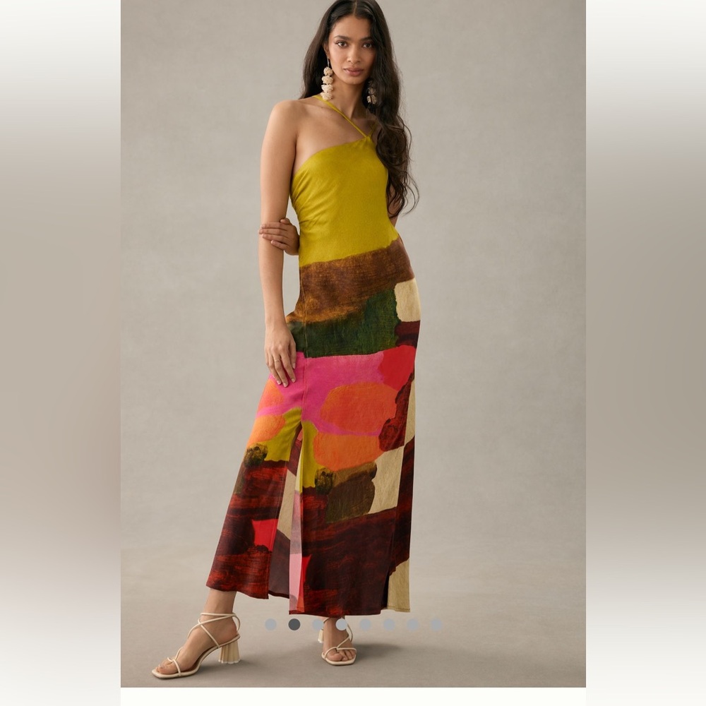 🍋‍🟩🍒Anthropologie🍒🍋‍🟩 BL-NK Slip Dress Size Large